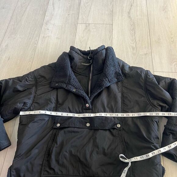 Free People Movement Nomad Soul Solid Parka Jacket Coat Black size S - Picture 3 of 12